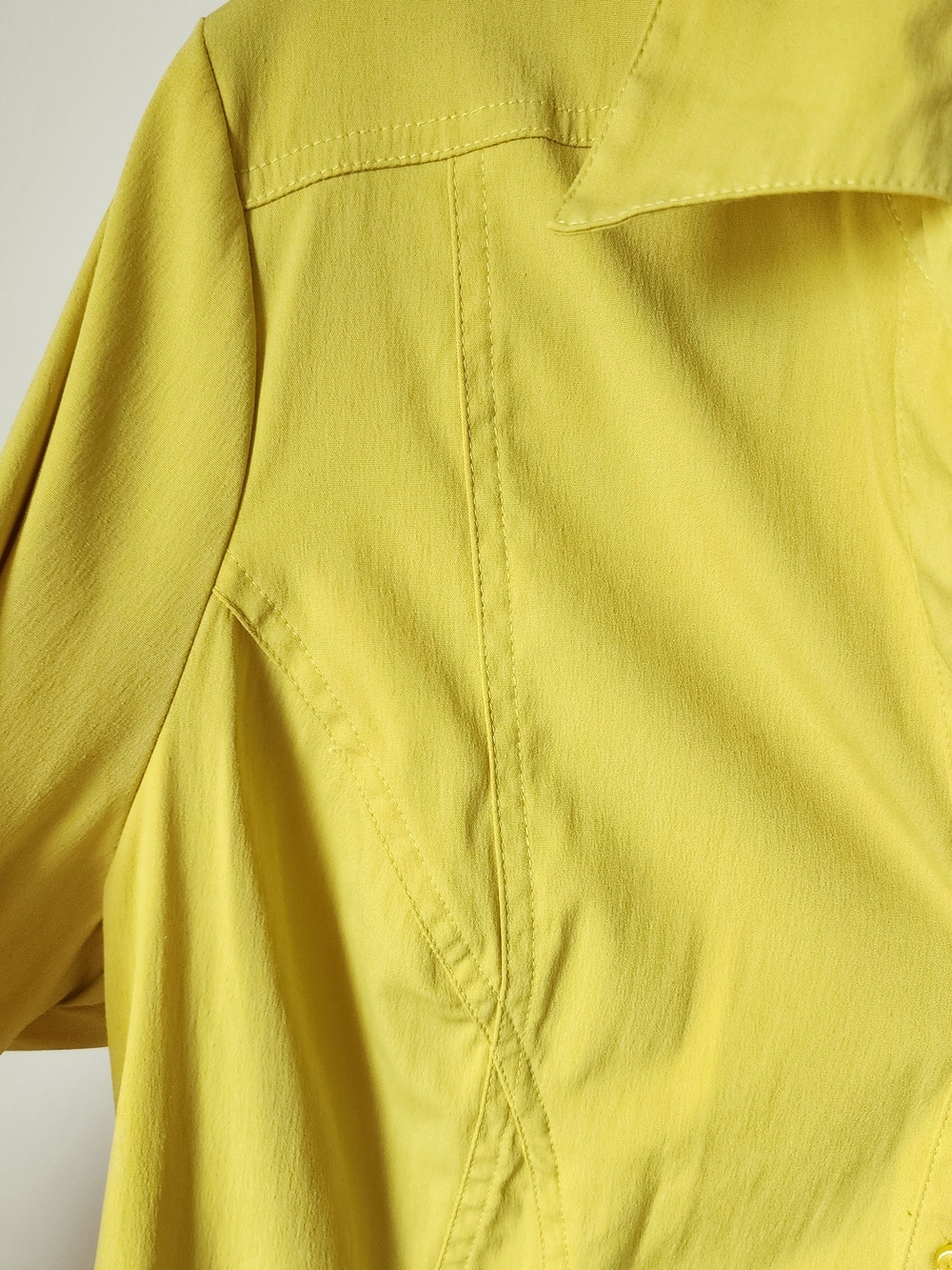 Button-Front Blouse - Yellow - Picture 2 of 13